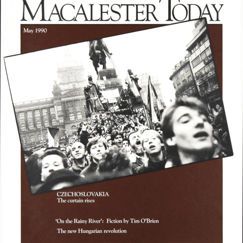 Macalester Today Cover, May 1990